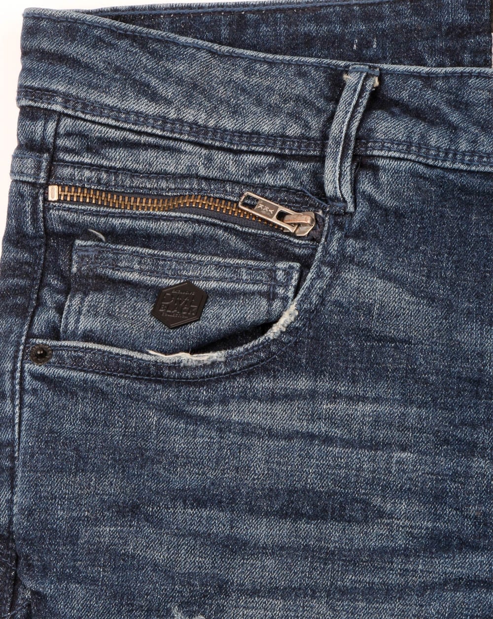 80er Casual Classics Jeansshorts in dunkler Waschung
