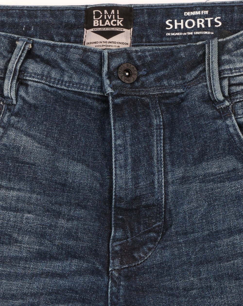 80er Casual Classics Jeansshorts in dunkler Waschung