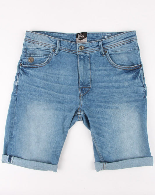 80s Casual Classics 80er Casual Classics Jeansshorts in heller Waschung