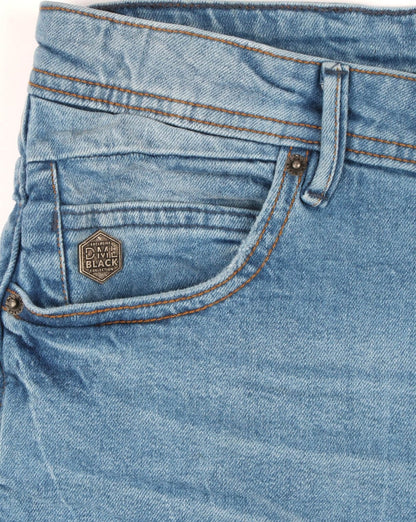 80er Casual Classics Jeansshorts in heller Waschung