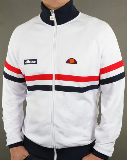 Ellesse Rimini Trainingsjacke Weiß/Rot/Marineblau