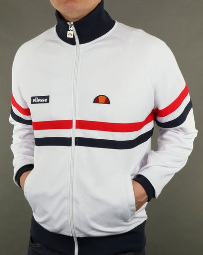 Ellesse Rimini Trainingsjacke Weiß/Rot/Marineblau