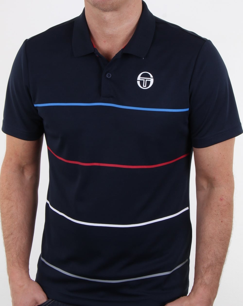 Sergio Tacchini Zakar Poloshirt Marineblau