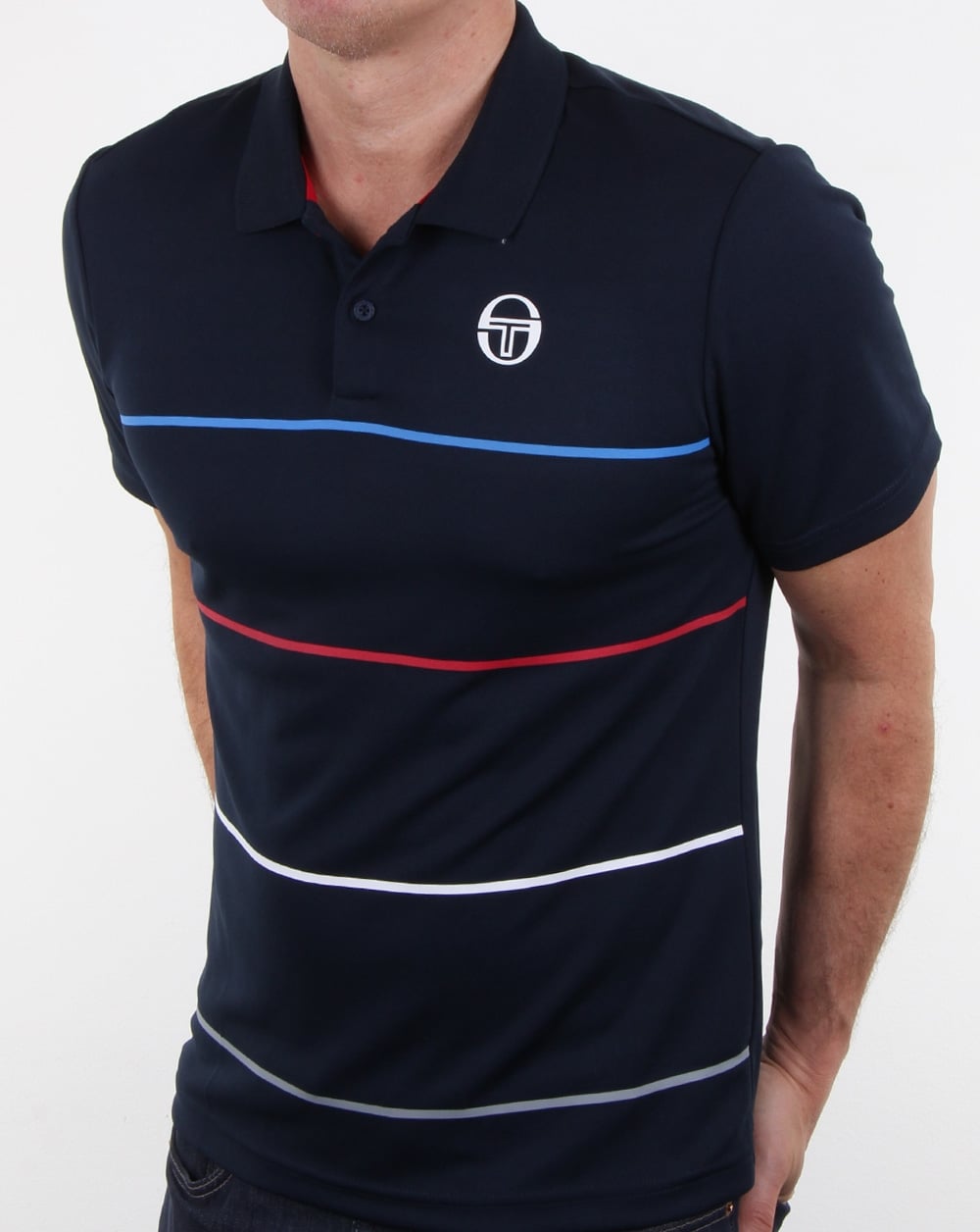 Sergio Tacchini Zakar Poloshirt Marineblau
