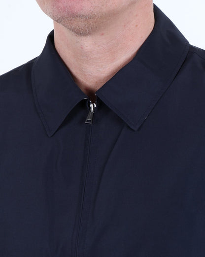 Aquascutum Cliff Nylon Harrington Marineblau