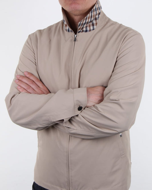 Aquascutum Aquascutum Cliff Nylon Harrington helles Kamel