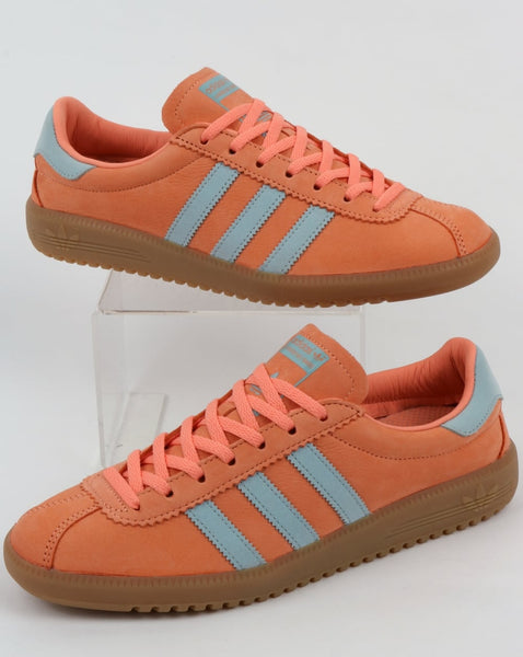 Adidas Bermuda Trainers Coral/Ash Green