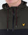 Lyle And Scott Fitness Baxter Hooded Windbreaker Olive