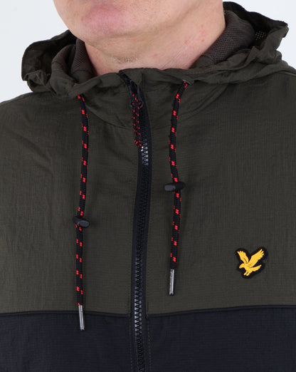 Lyle And Scott Fitness Baxter Windjacke mit Kapuze Olivgrün