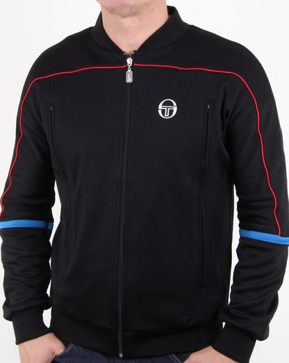 Sergio Tacchini Amiscora Trainingsjacke Schwarz/Königsblau