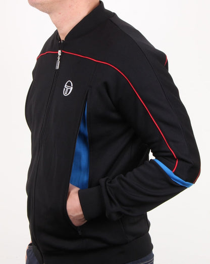 Sergio Tacchini Amiscora Trainingsjacke Schwarz/Königsblau