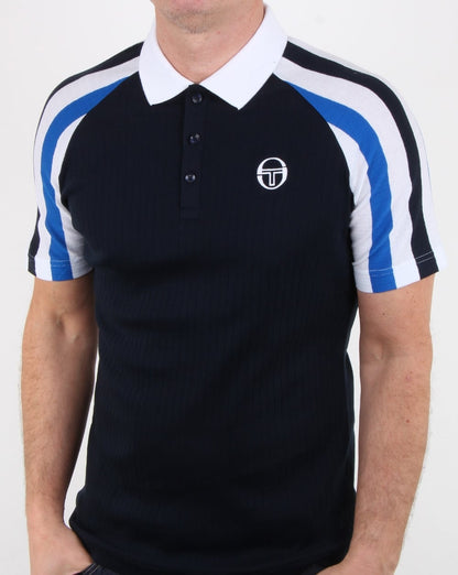 Sergio Tacchini Blow Poloshirt Marineblau/Königsblau