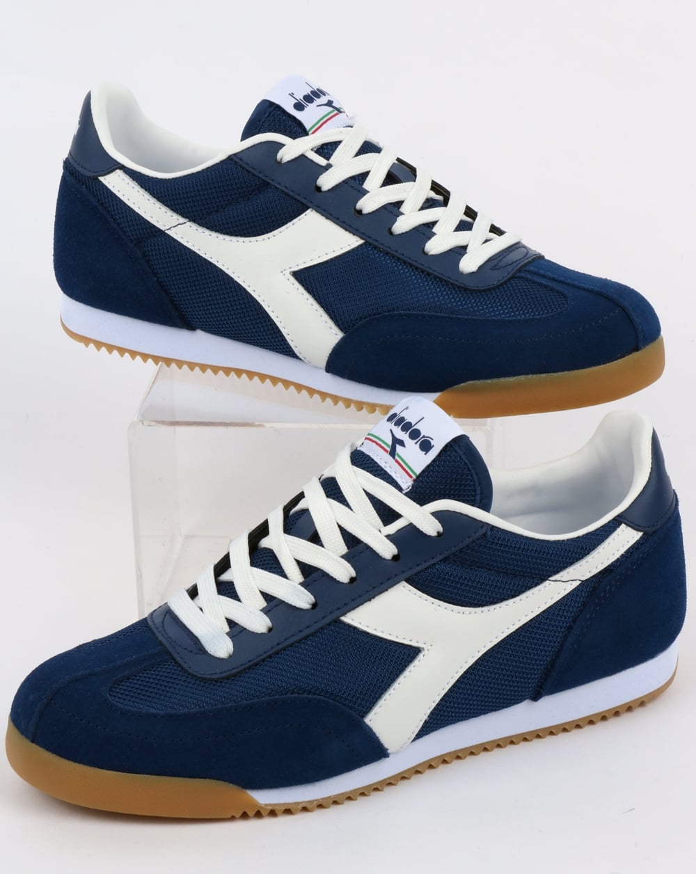 Diadora Birmingham Sneaker Marineblau Weiß Gummi