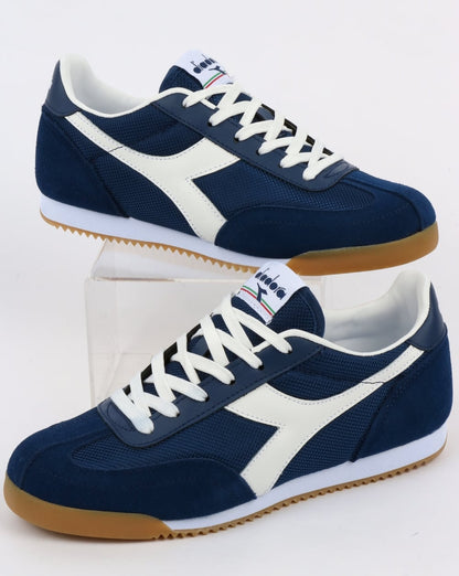 Diadora Birmingham Sneaker Marineblau Weiß Gummi