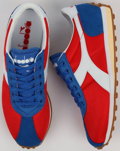 Diadora Sirio Trainer Feuriges Rot/Victoria Blau