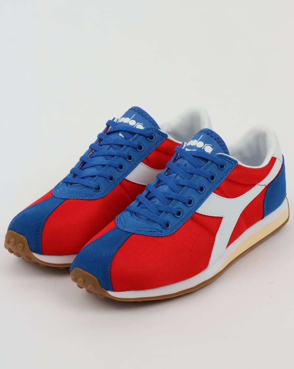 Diadora Sirio Trainers Fiery Red/Victoria Blue