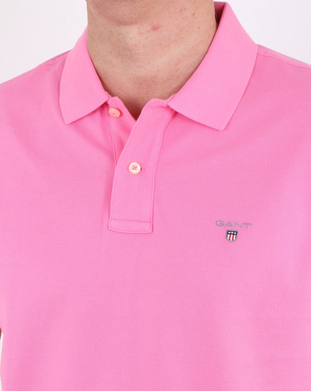 Gant Pique Rugger Polo Pink