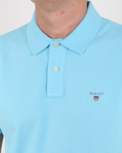 Gant Piqué Rugger Polo Topaz Blue