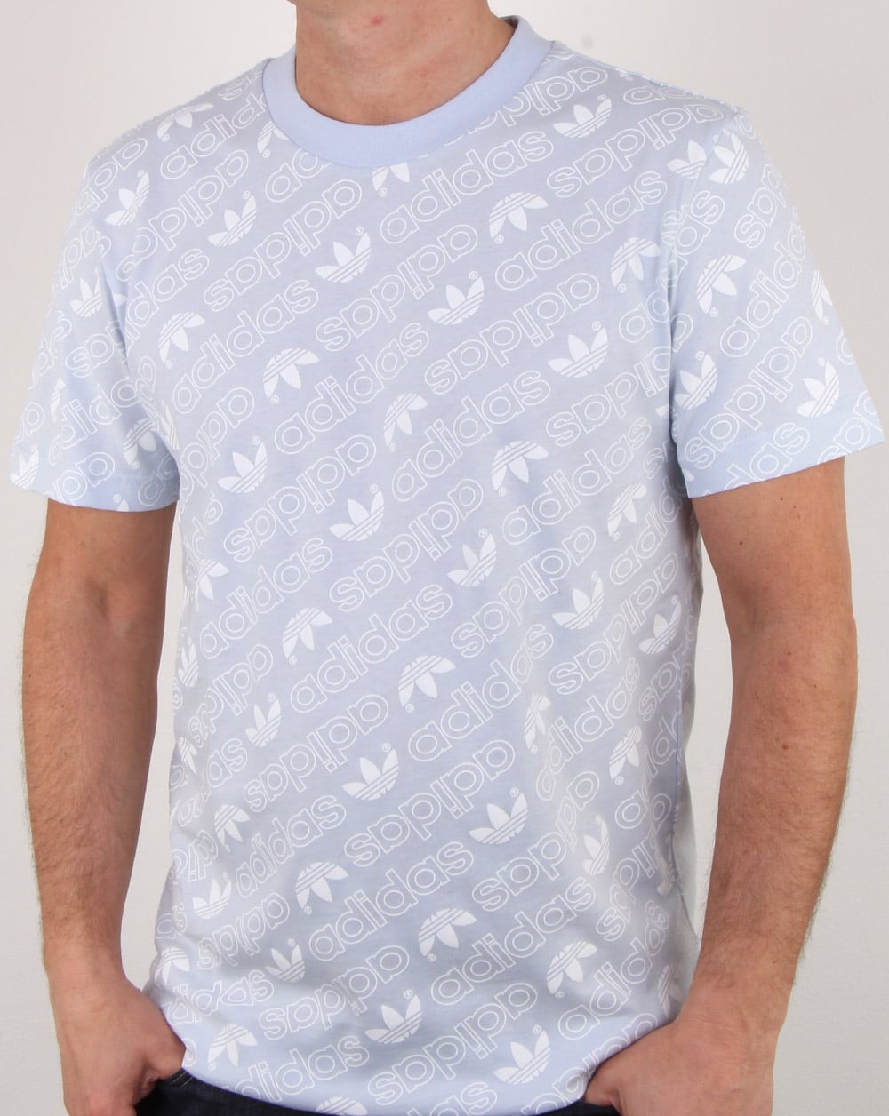Adidas Originals Aop T-Shirt Aero Blau