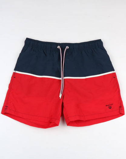 Gant Cut &amp; Sewn Badeshorts Leuchtend Rot