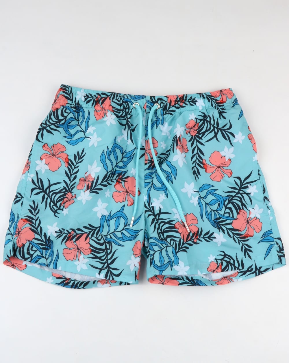 Gant Summer Floral Badeshorts Topaz Blue
