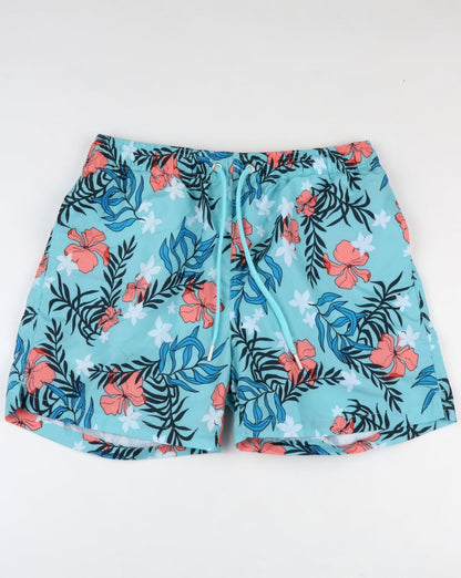Gant Summer Floral Badeshorts Topaz Blue