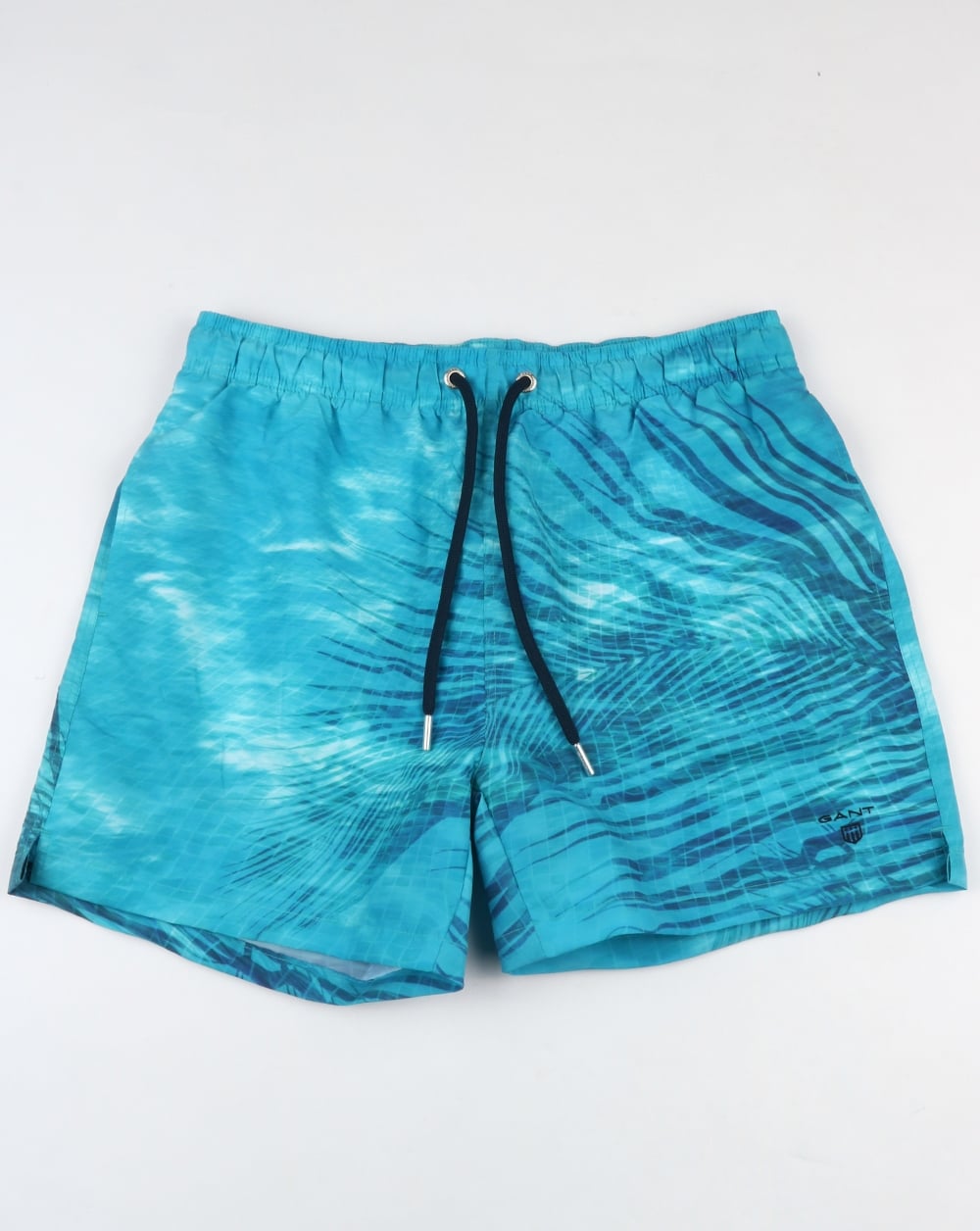Gant Pool Palm Badeshorts Topaz Blue
