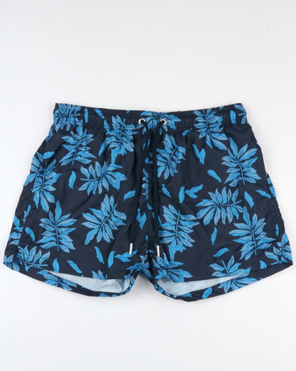 Gant Leaves Badeshorts Marineblau