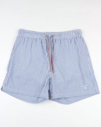 Gant Seersucker Badeshorts Yale Blue