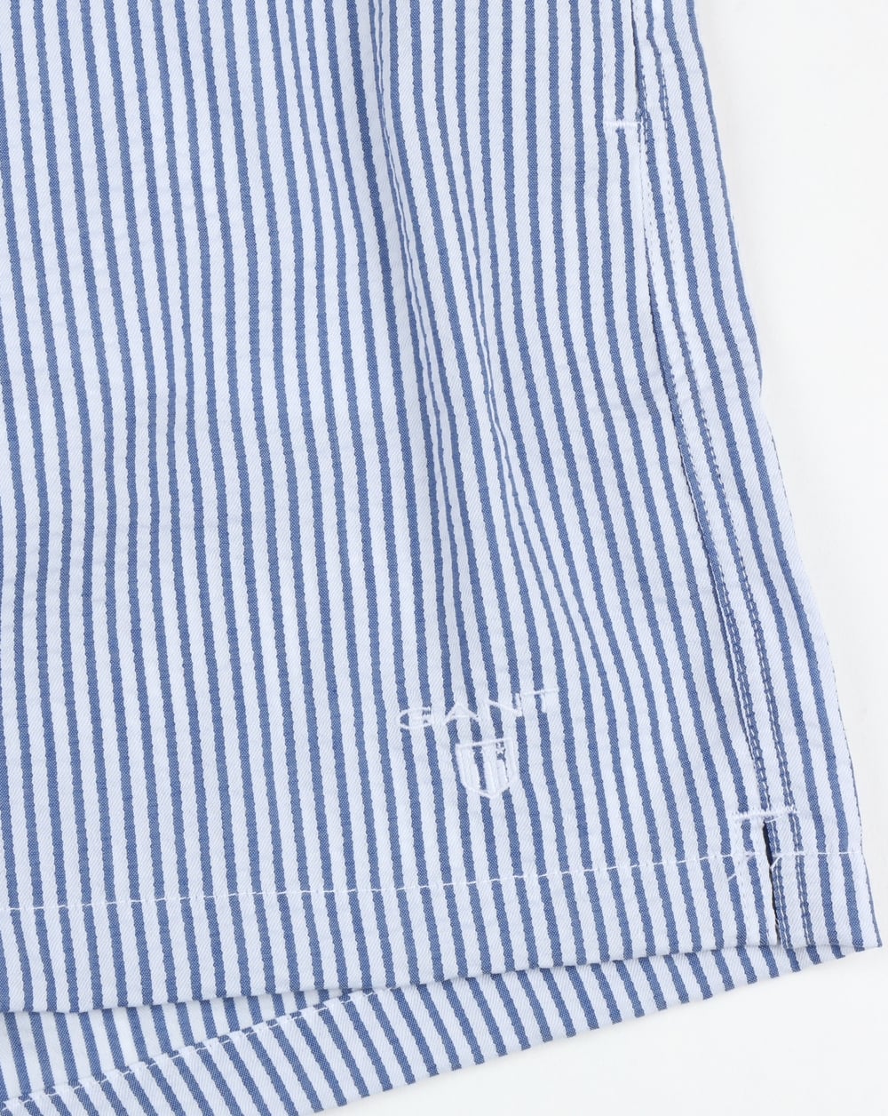 Gant Seersucker Badeshorts Yale Blue