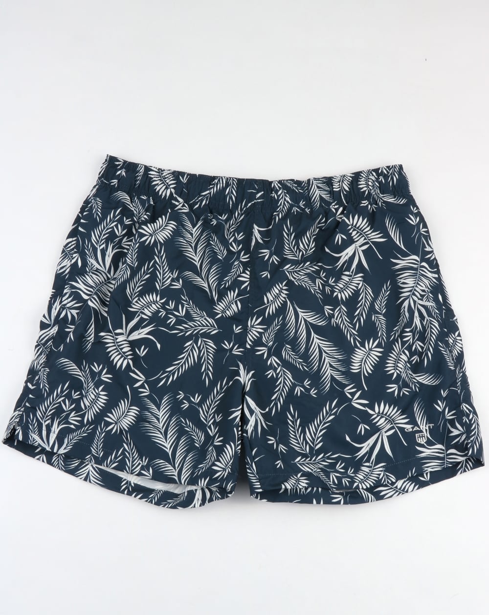 Gant Thin Leaves Badeshorts Marineblau