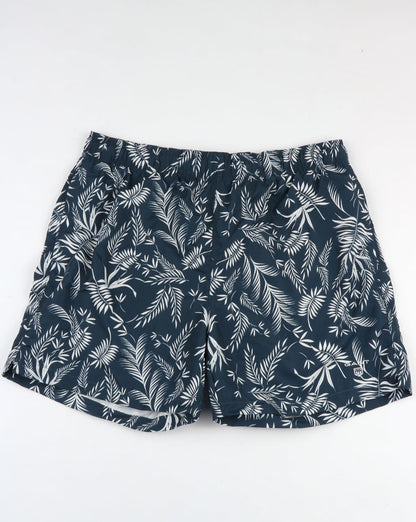 Gant Thin Leaves Badeshorts Marineblau