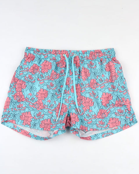 Gant Full Bloom Swim Shorts Topaz Blue