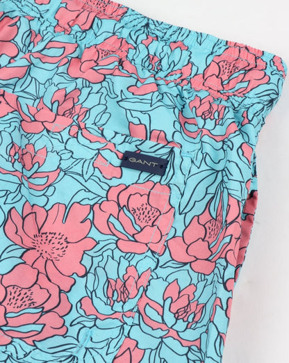 Gant Full Bloom Badeshorts Topaz Blue