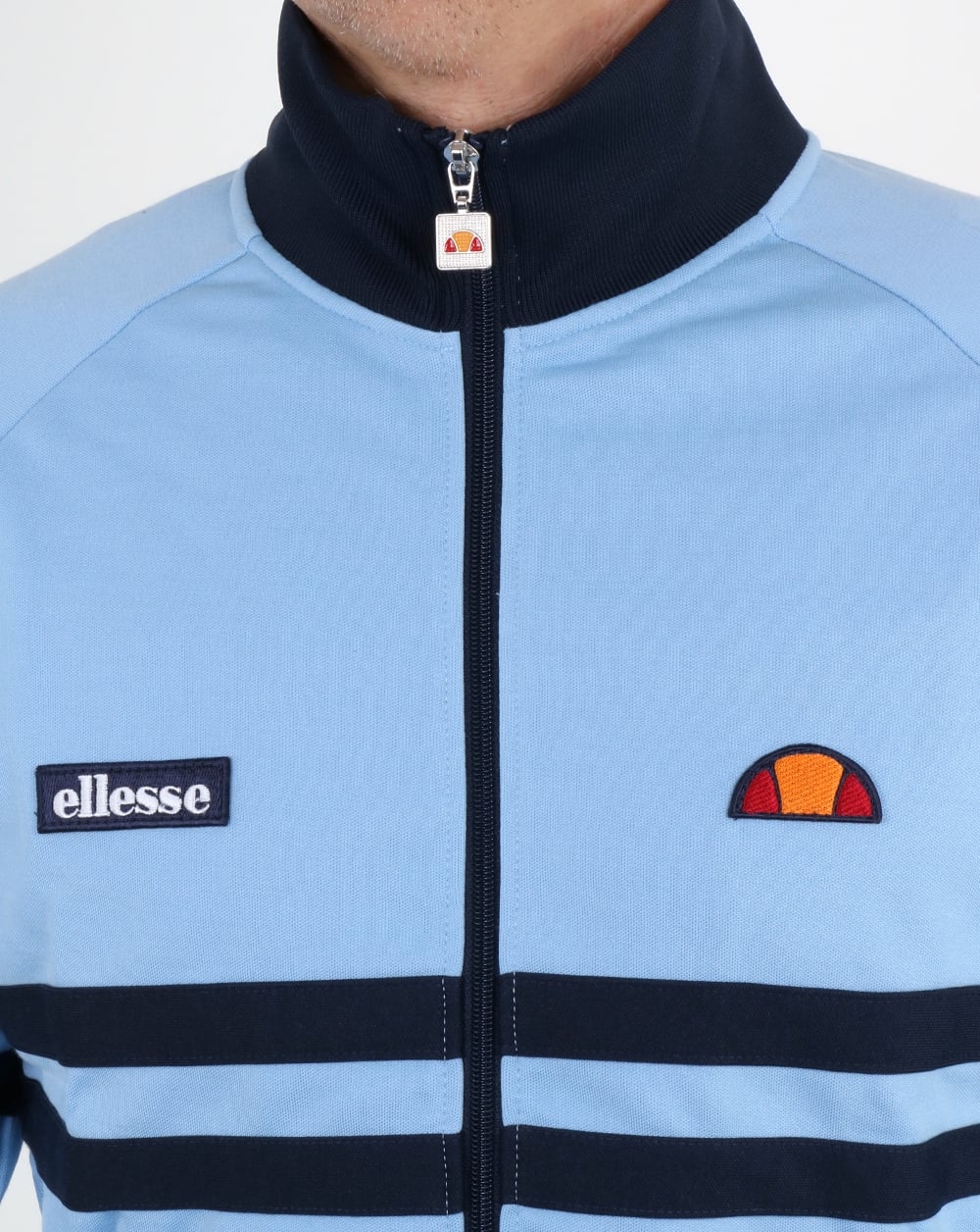 Ellesse – Rimini Trainingsjacke, Himmelblau/Marineblau