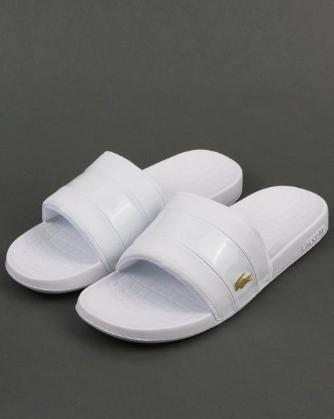 Lacoste Fraisier Sliders White/Gold