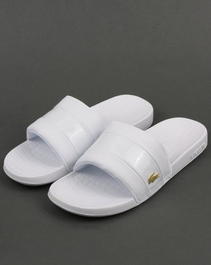 Lacoste Fraisier Slider Weiß/Gold