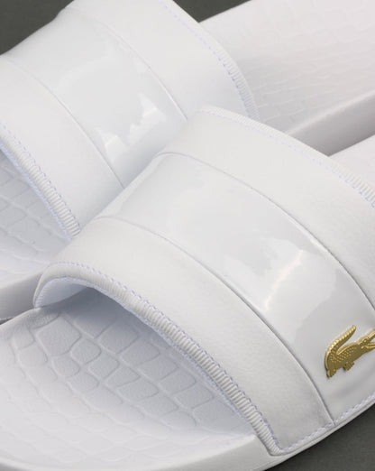 Lacoste Fraisier Slider Weiß/Gold