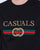 80s Casual Classics Designer Casual T Shirt Black