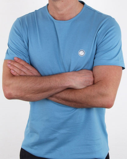 Pretty Green Mitchell T-Shirt Blau