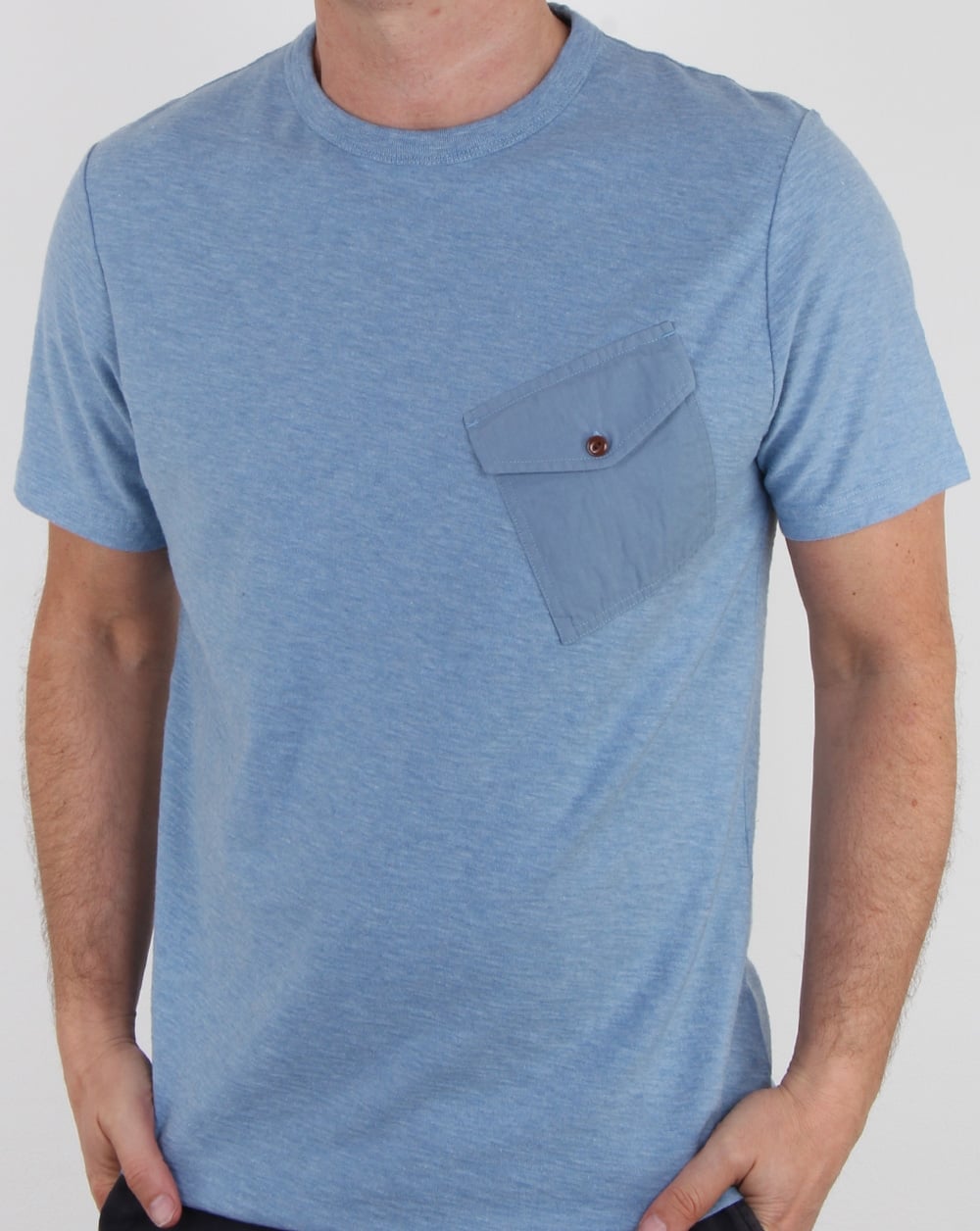 Pretty Green Ockham T-Shirt Blau