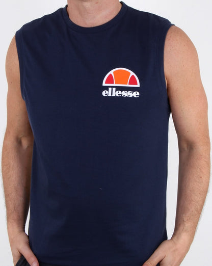 Ellesse – Beached Weste in Marineblau