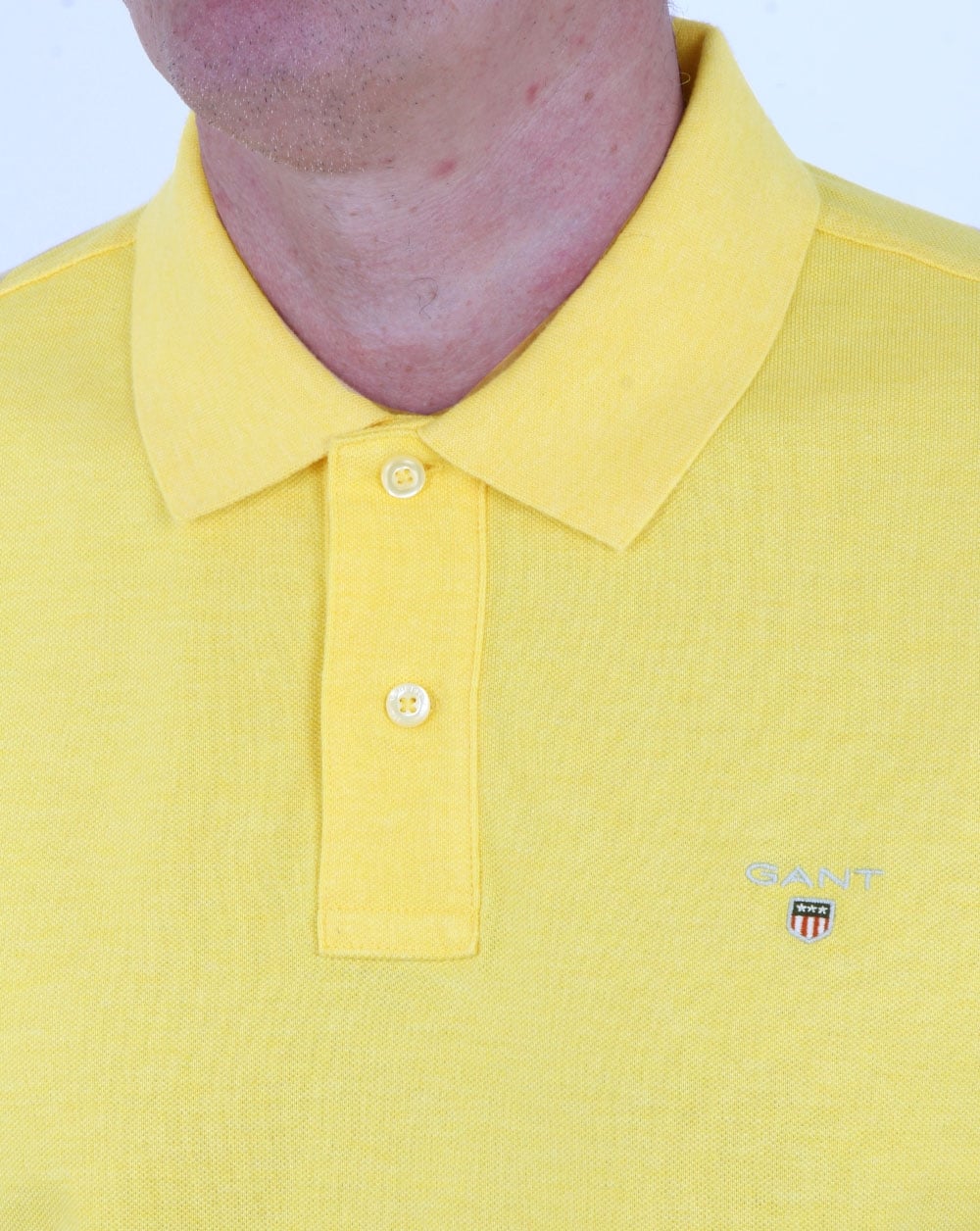 Gant Pique Rugger Polo Light Yellow Melange
