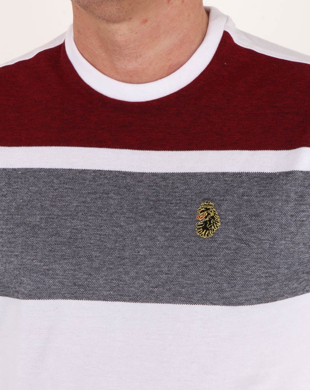 Luke Warnock Blockstreifen-T-Shirt Weiß