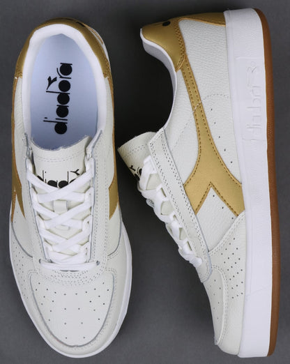 Diadora B. Elite L Sneaker Weiß/Gold