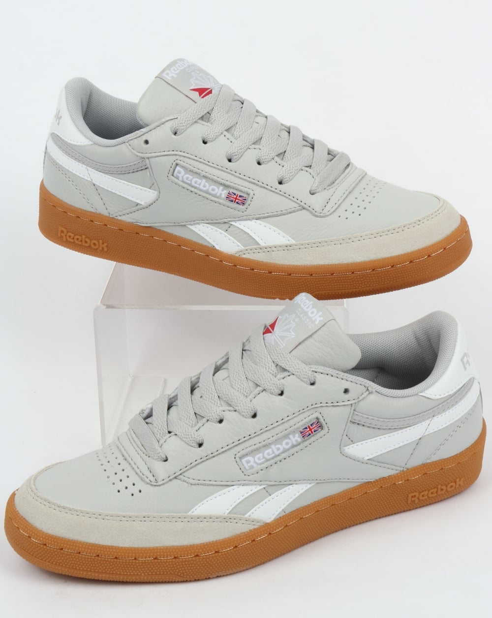 Reebok Revenge Plus Gum Sneakers Totenkopfgrau/Weiß
