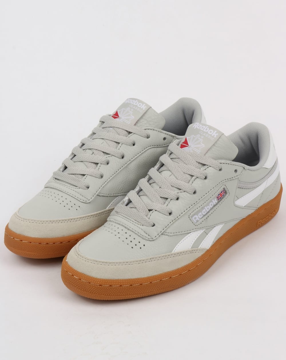 Reebok Revenge Plus Gum Sneakers Totenkopfgrau/Weiß