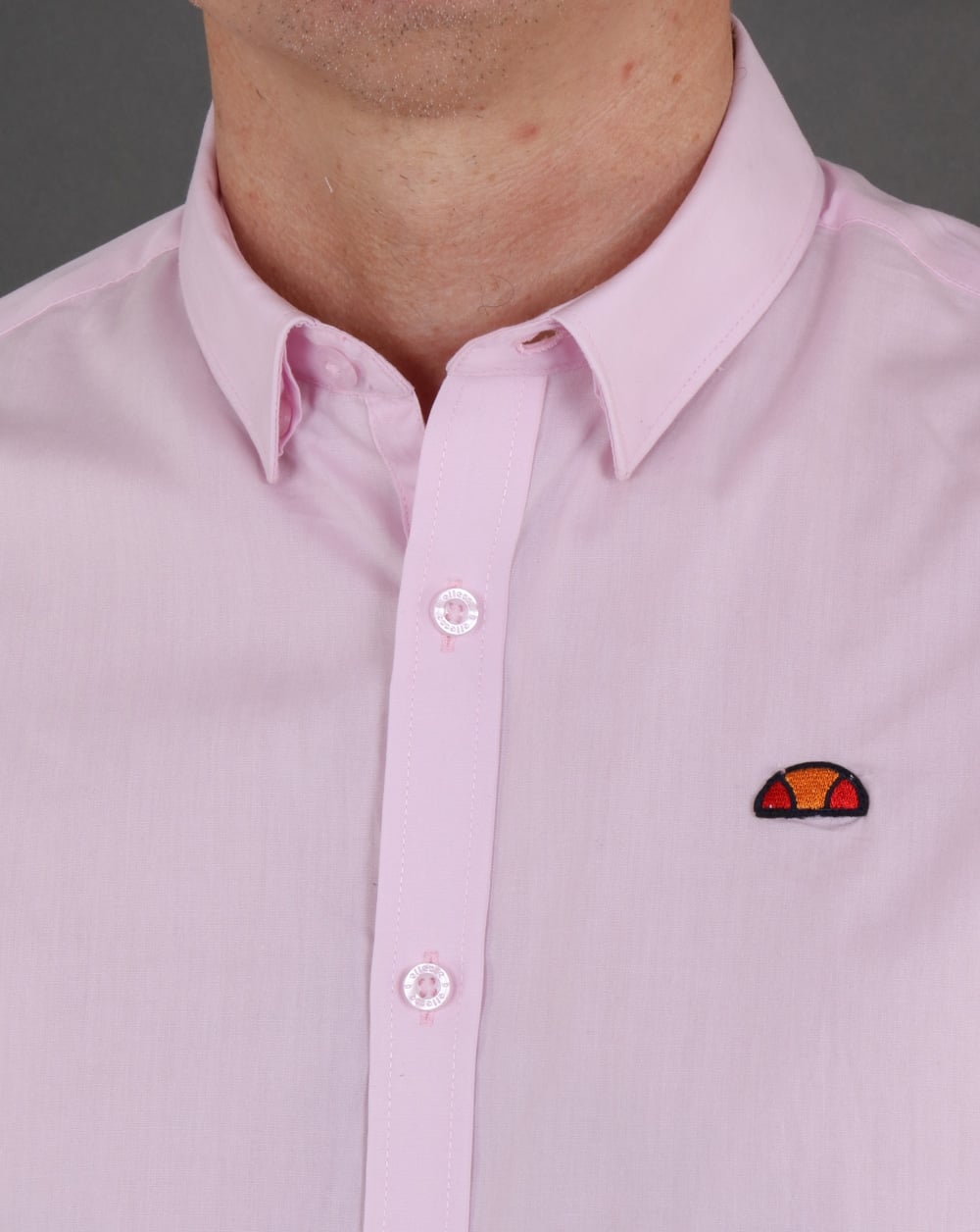 Ellesse Castello Short Sleeve Shirt Light Pink