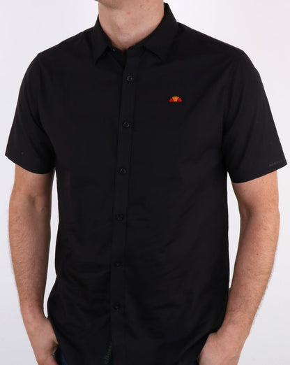 Ellesse Castello Kurzarmhemd Schwarz