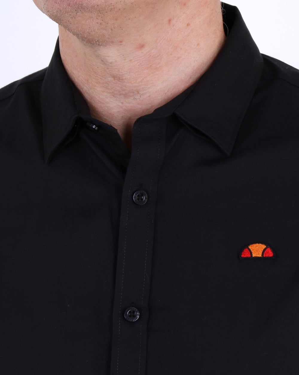 Ellesse Castello Kurzarmhemd Schwarz